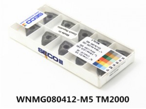 Seco high cutting performance carbide insert WNMG080404-AH HG8025 with attractive price, fast delivery time, cemented insert 