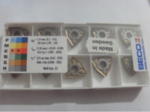 Seco fresh cemented carbide insert for CNC indexable tools at more attractive price 