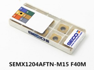 Seco cnc insert SEMX1204AFTN-M15 F40M with competitive price, fast delivery