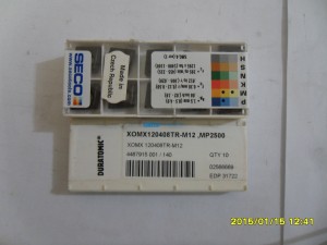 SECO Cemented Carbide Inserts Milling Inserts XOMX120408TR-M12 MP2500