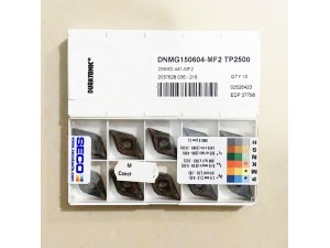 Sweden manufacturer SECO lathe cutting inserts DNMG150604-MF2 TP2500