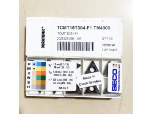 SECO TCMT triangle carbide blades TCMT06T304-F1 TM4000