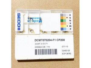 SECO tungsten carbide cutting tips DCMT070204-F1 CP200