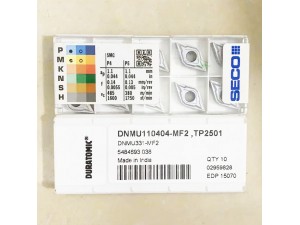 SECO steel machining tool inserts DNMU110404-MF2 TP2501