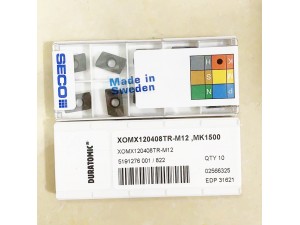 SECO milling cutter carbide tips XOMX120408TR-M12 MK1500