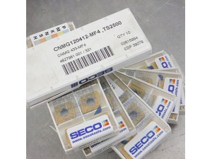 SECO japan turning cutter inserts CNMG120412-MF4 TS2500
